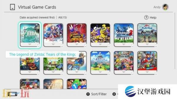 Switch“虚拟游戏卡”预告公布 将于4月下旬推出