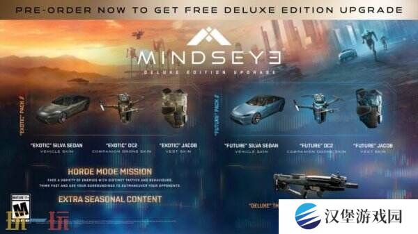 单人故事动作冒险游戏《MindsEye》将于6月10日推出