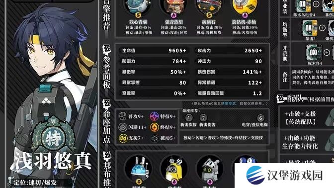 绝区零浅羽悠真攻略 浅羽悠真怎么培养[多图]图片1