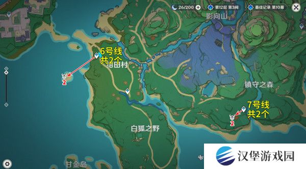原神丘丘萨满收集汇总 丘丘萨满分布图及速刷路线[多图]图片6